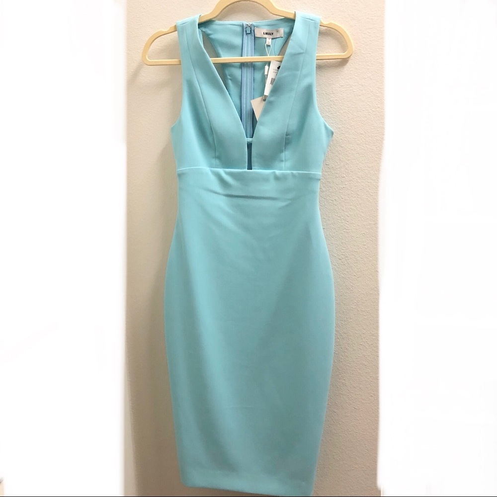 Likely Albury Midi Cocktail dress in Seafoam NWT